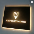 LED Creative Hollow Light Box Billboard Outdoor Production Wall-Mounted Door Sign Luminous Wrought Iron Light Box